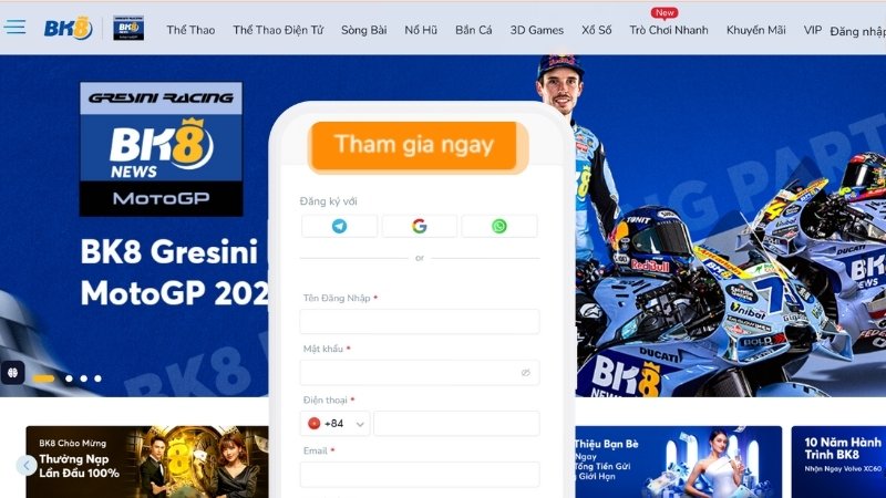 Các Bước Đăng Ký BK8 - Gia Nhập Hội Viên Dễ Dàng Cho Tân Thủ