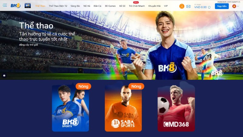 Đôi nét về thể thao BK8