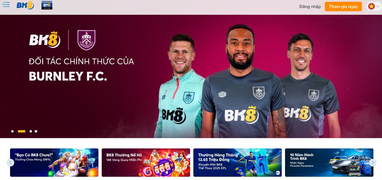 BK8 - link chính thức 2025 - Nhà cái uy tín hàng đầu Châu Á